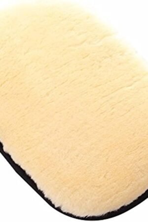 Lambs Wool Car Wash Mitt, Short Pile Mitt Soft Smooth Scratch & Lint Free Scrubber High Density Car Wash Detailing Mitt Wool Glove for Car Truck Motorcycle Detail Home Office Glass
