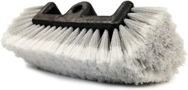 12" Car Wash Brush with Soft Bristle for Auto RV Truck Boat Camper Exterior Washing Cleaning, Grey - Image 2