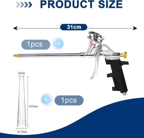 1X  Spray Foam Gun, sealant Foam Gun, Spray Foam Distribution Gun, Spray Thermal Insulation Expansion Foam Gun, Used to Fill The Gaps of Sealed Windows - Image 2