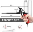 Pack of 2 Red Foam Gun – Heavy Duty  Foaming Sealant Sprayer for Caulking and Insulation Professional Foaming Gun Spray Application for Filling and Sealing Caulking Gun