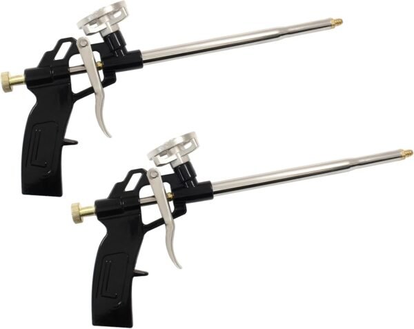 2 Packs Spray Foam Gun Foam Insulation Gun, Heavy Duty  Expanding Caulking Gun Foam Applicator Gun for Filling Sealing Caulking - Image 2